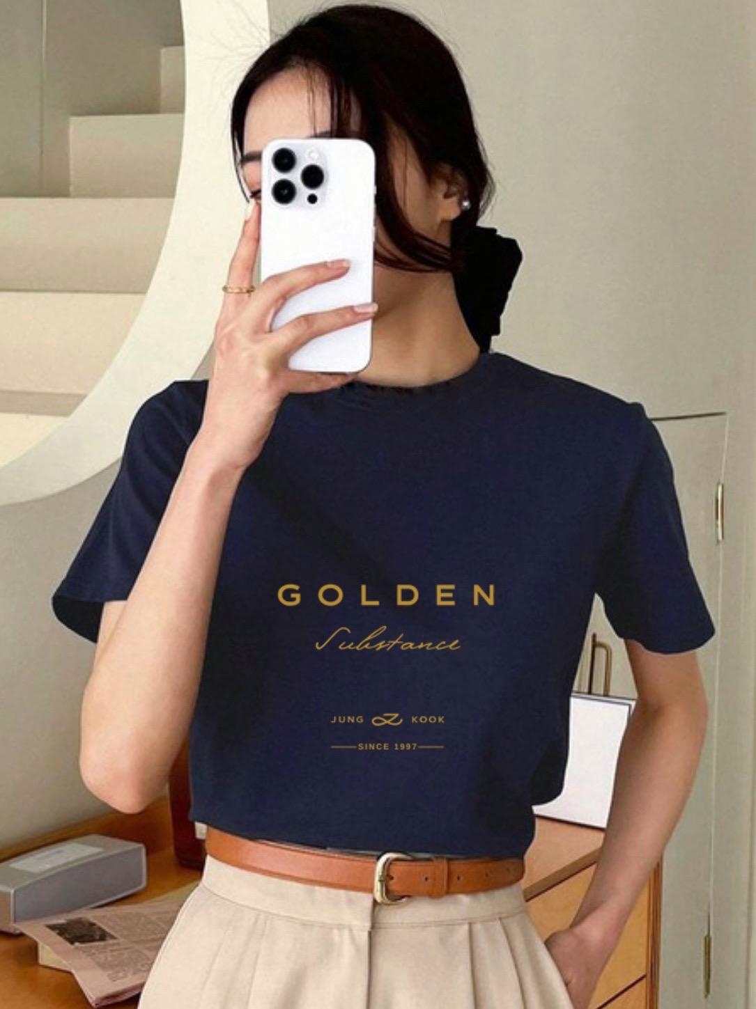 Golden T-shirt